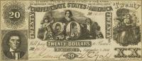 Gallery image for Confederate States of America p33: 20 Dollars